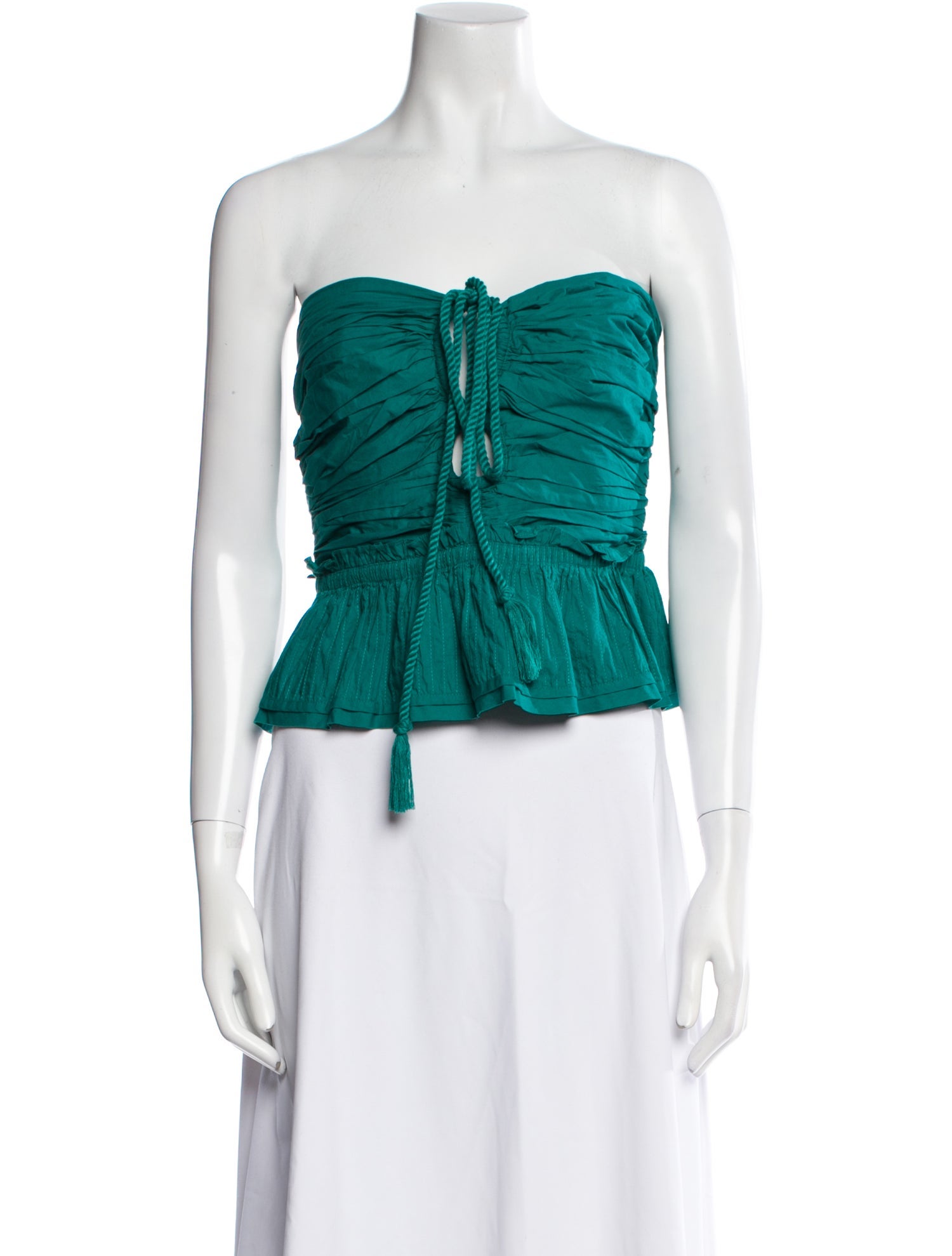 Ulla Johnson Strapless Crop Top