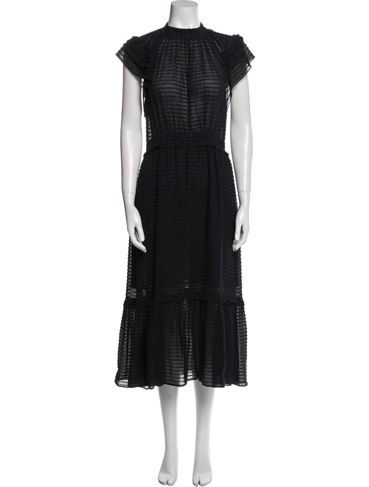 Ulla Johnson Silk Midi Length Dress