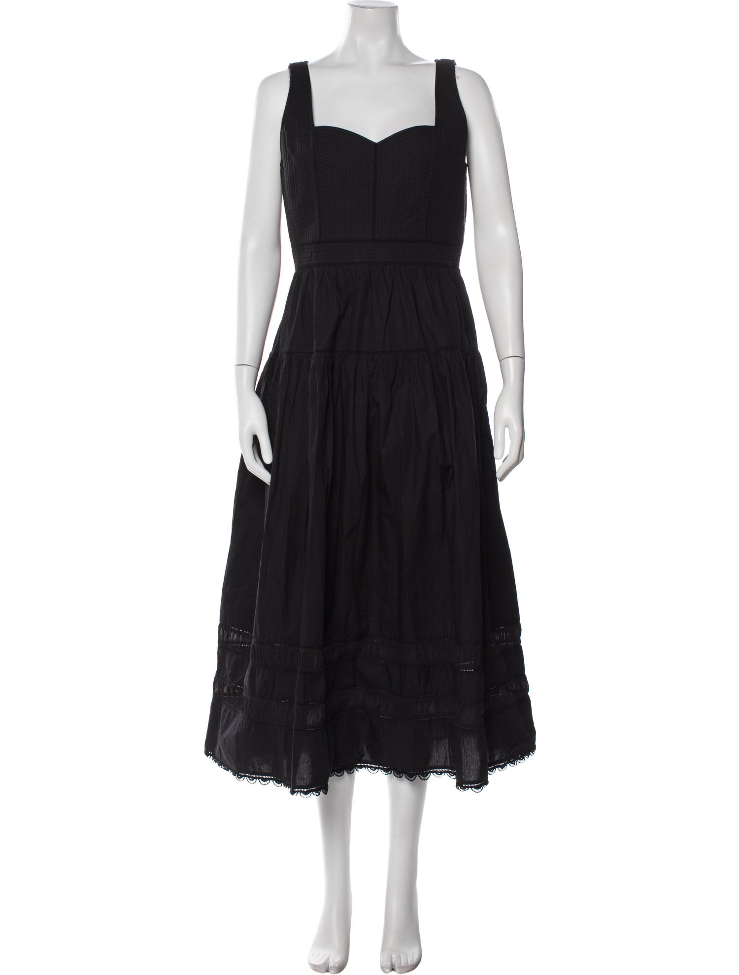 Ulla Johnson Square Neckline Long Dress