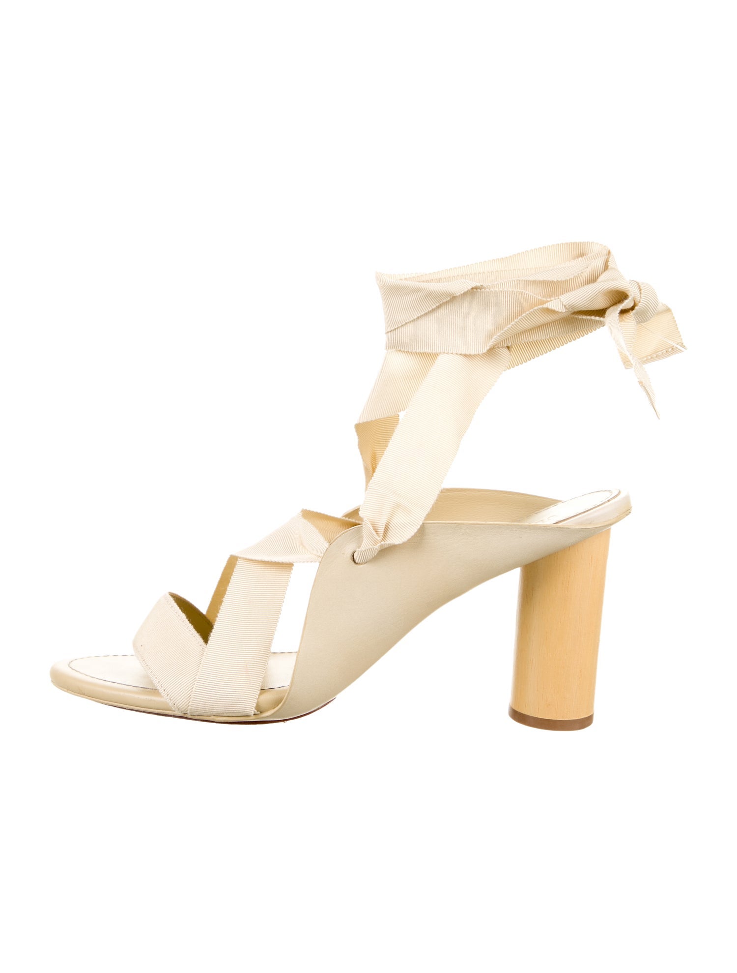Ulla Johnson Leather Grosgrain Trim Sandals