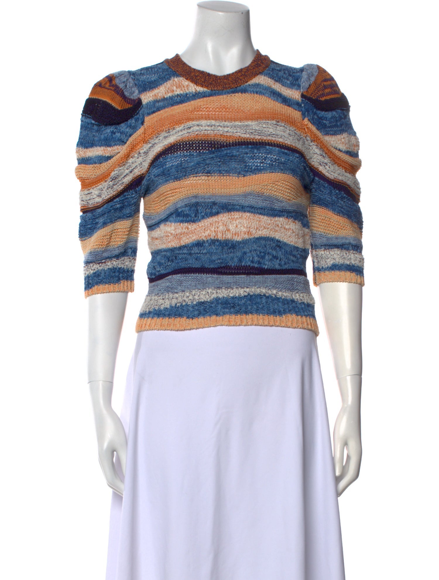 Ulla Johnson Striped Crew Neck Sweater