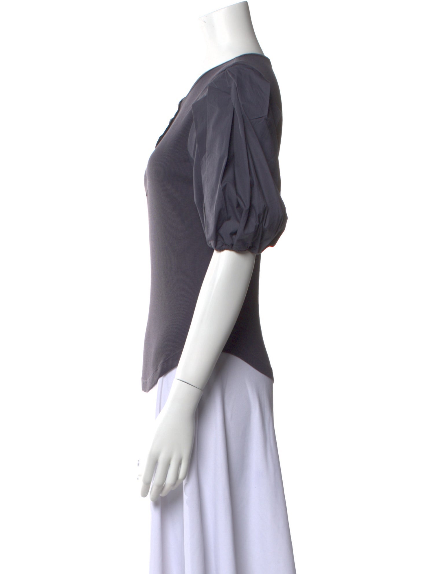 Ulla Johnson Scoop Neck Short Sleeve T-Shirt