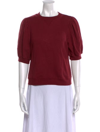 Ulla Johnson Crew Neck Short Sleeve Top