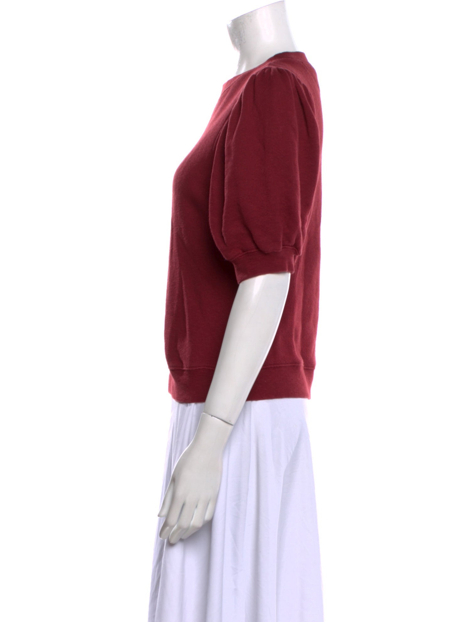 Ulla Johnson Crew Neck Short Sleeve Top