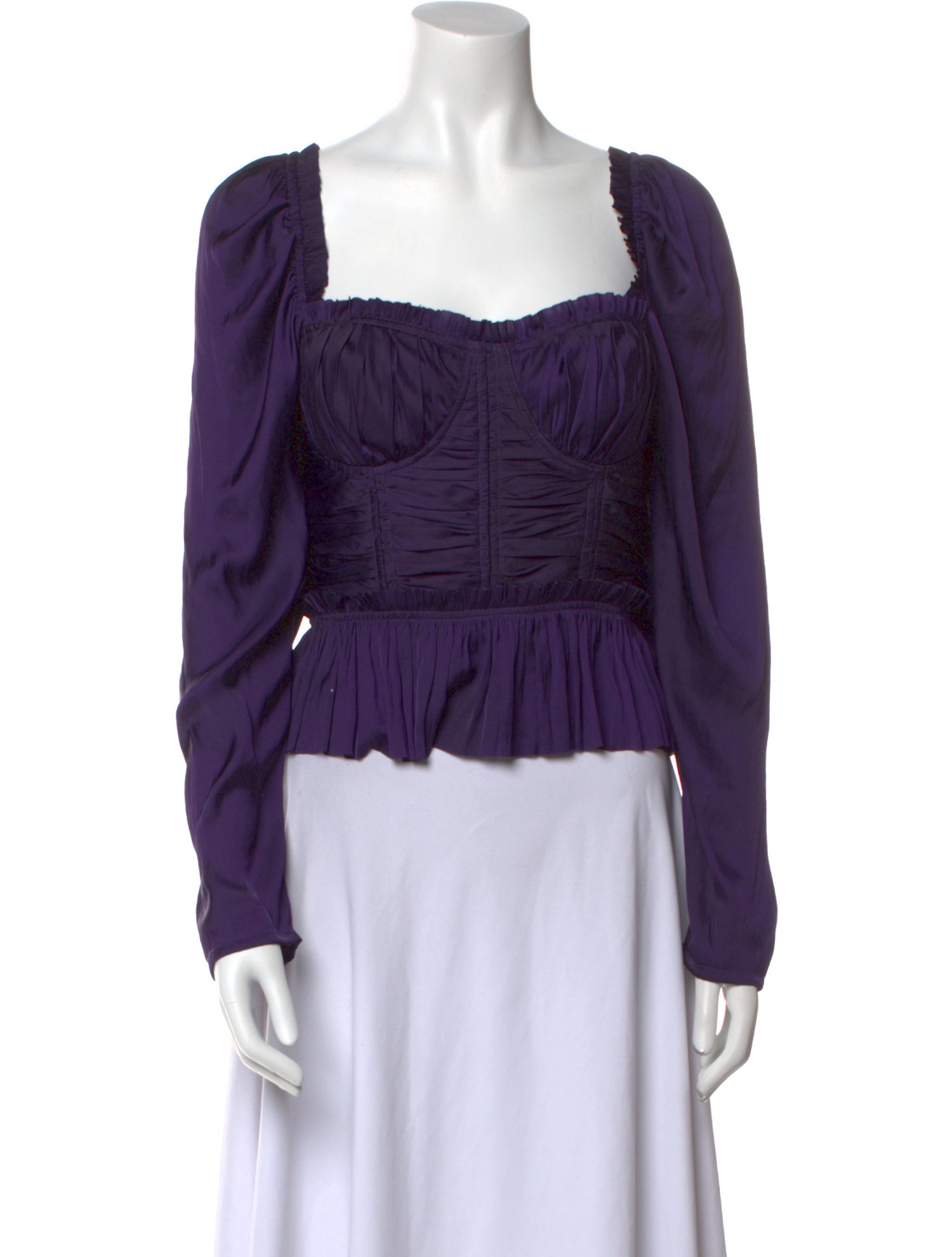 Ulla Johnson Square Neckline Long Sleeve Top w/ Tags