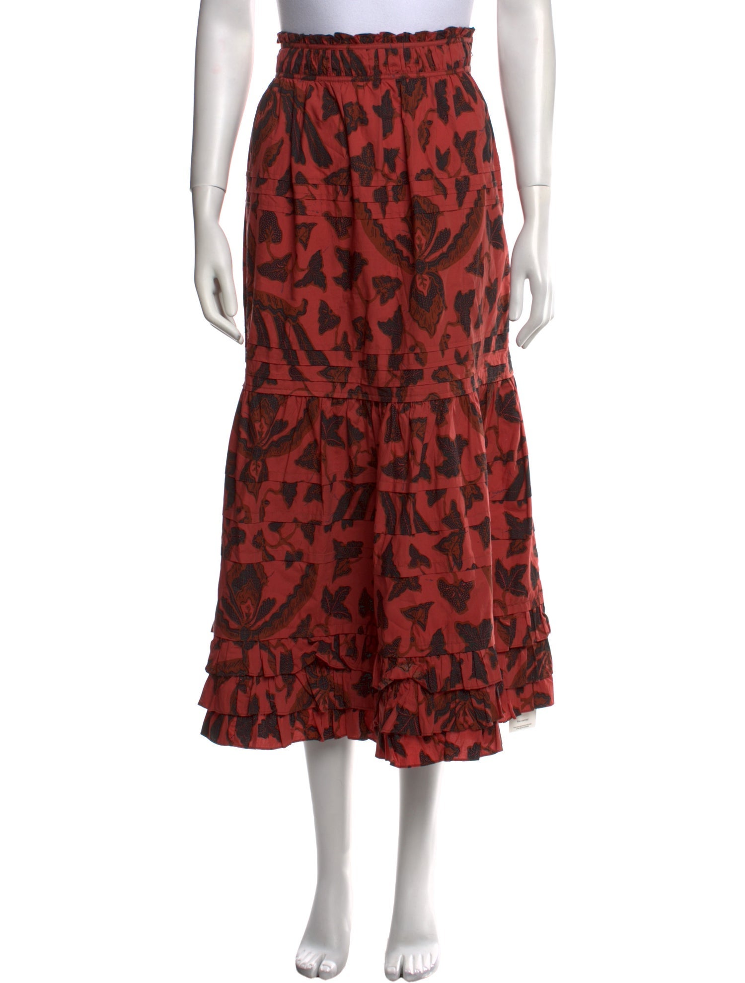 Ulla Johnson Printed Midi Length Skirt