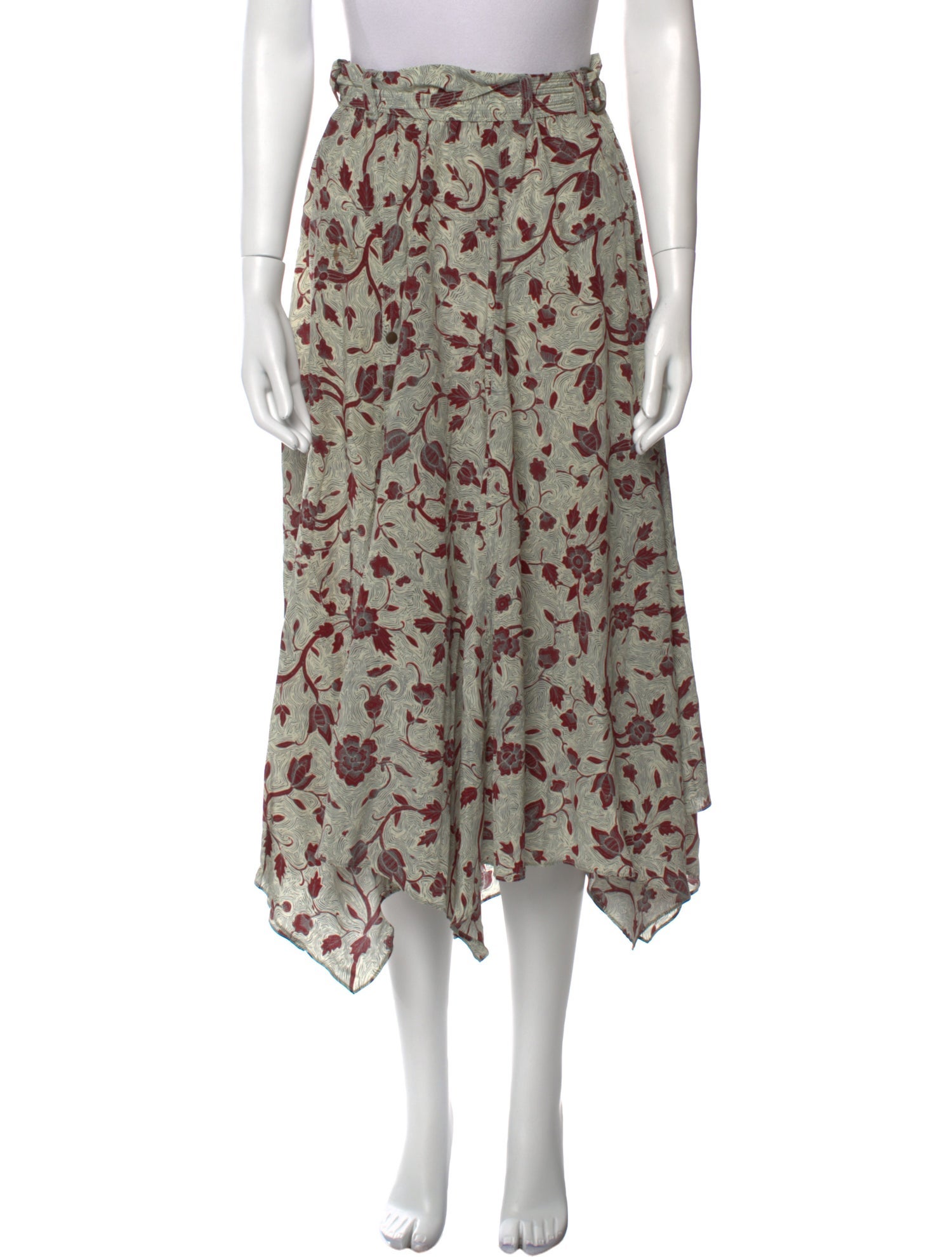 Ulla Johnson Silk Midi Length Skirt