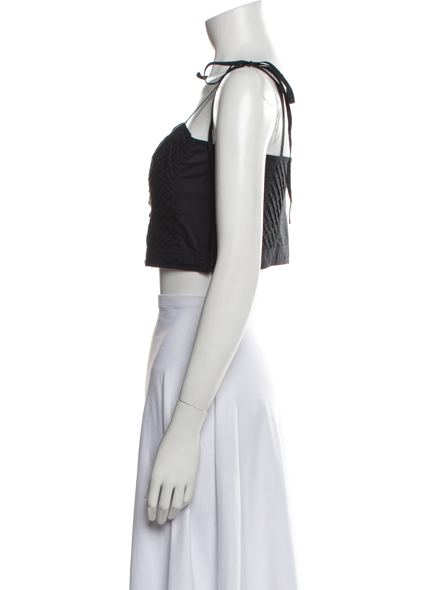 Ulla Johnson Square Neckline Sleeveless Crop Top