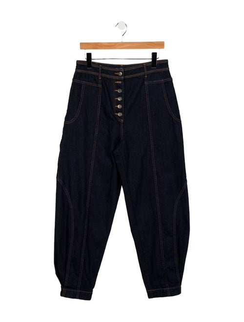 Ulla Johnson High-Rise Straight Leg Jeans