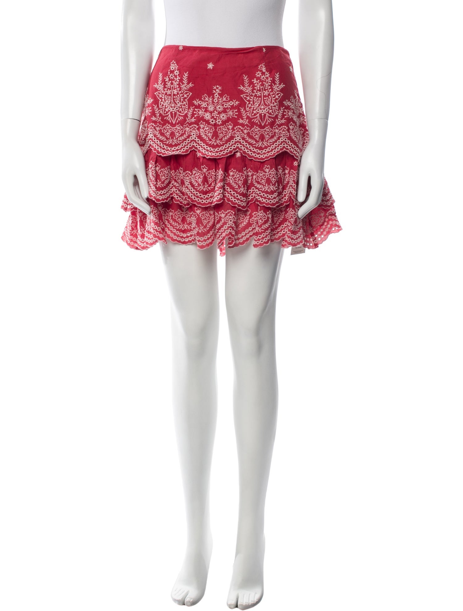 Ulla Johnson Lace Pattern Mini Skirt