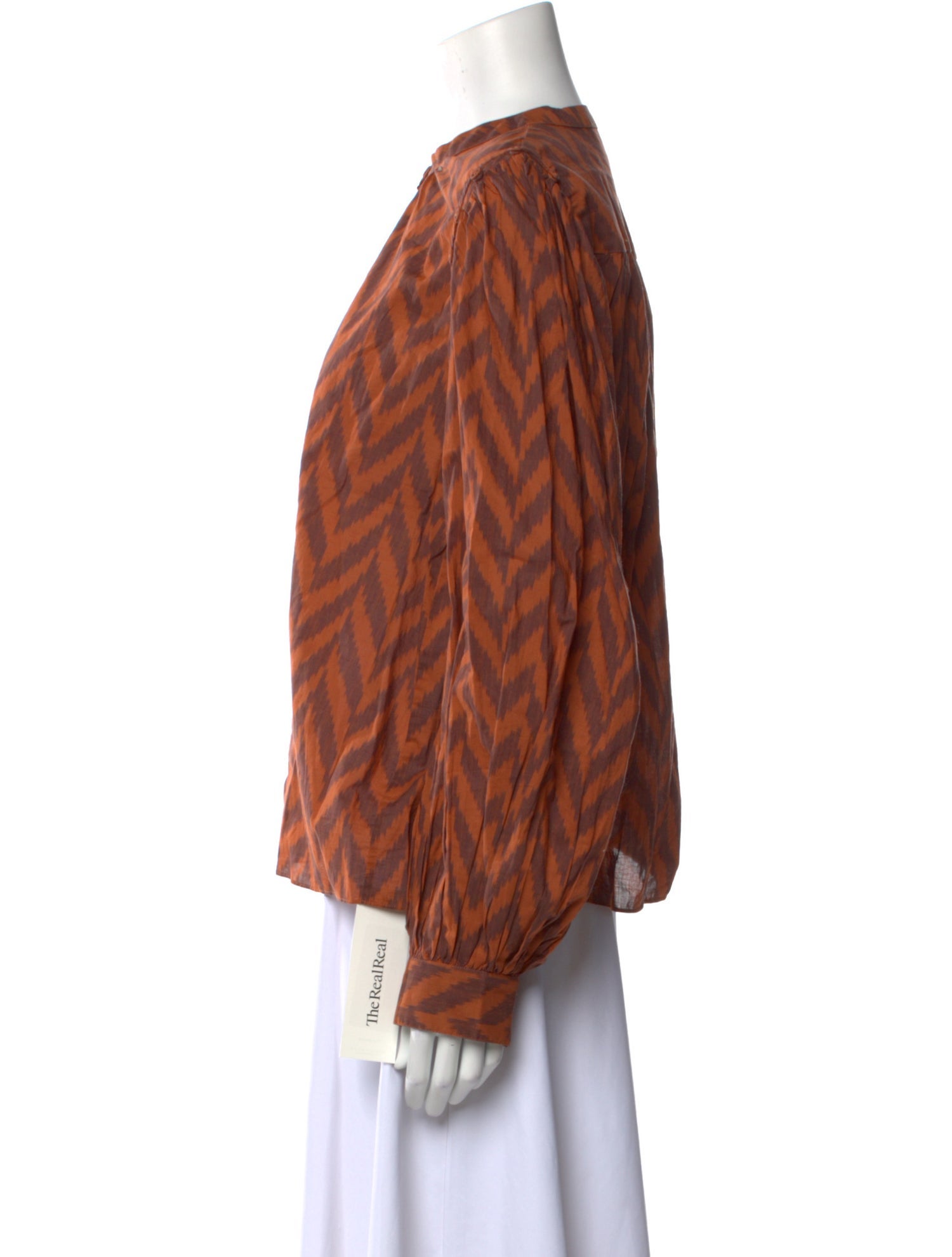 Ulla Johnson Printed Crew Neck Blouse