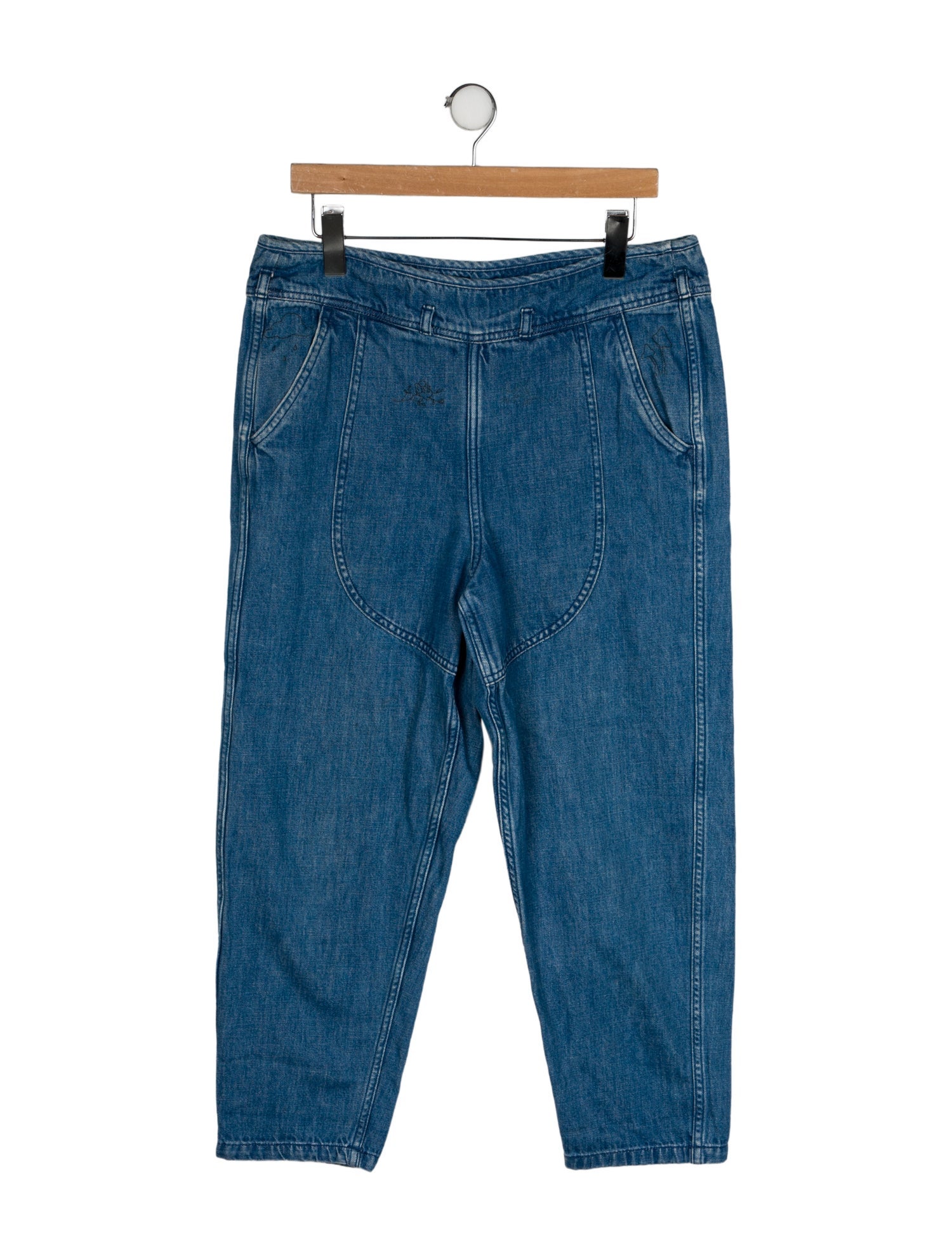 Ulla Johnson High-Rise Straight Leg Jeans