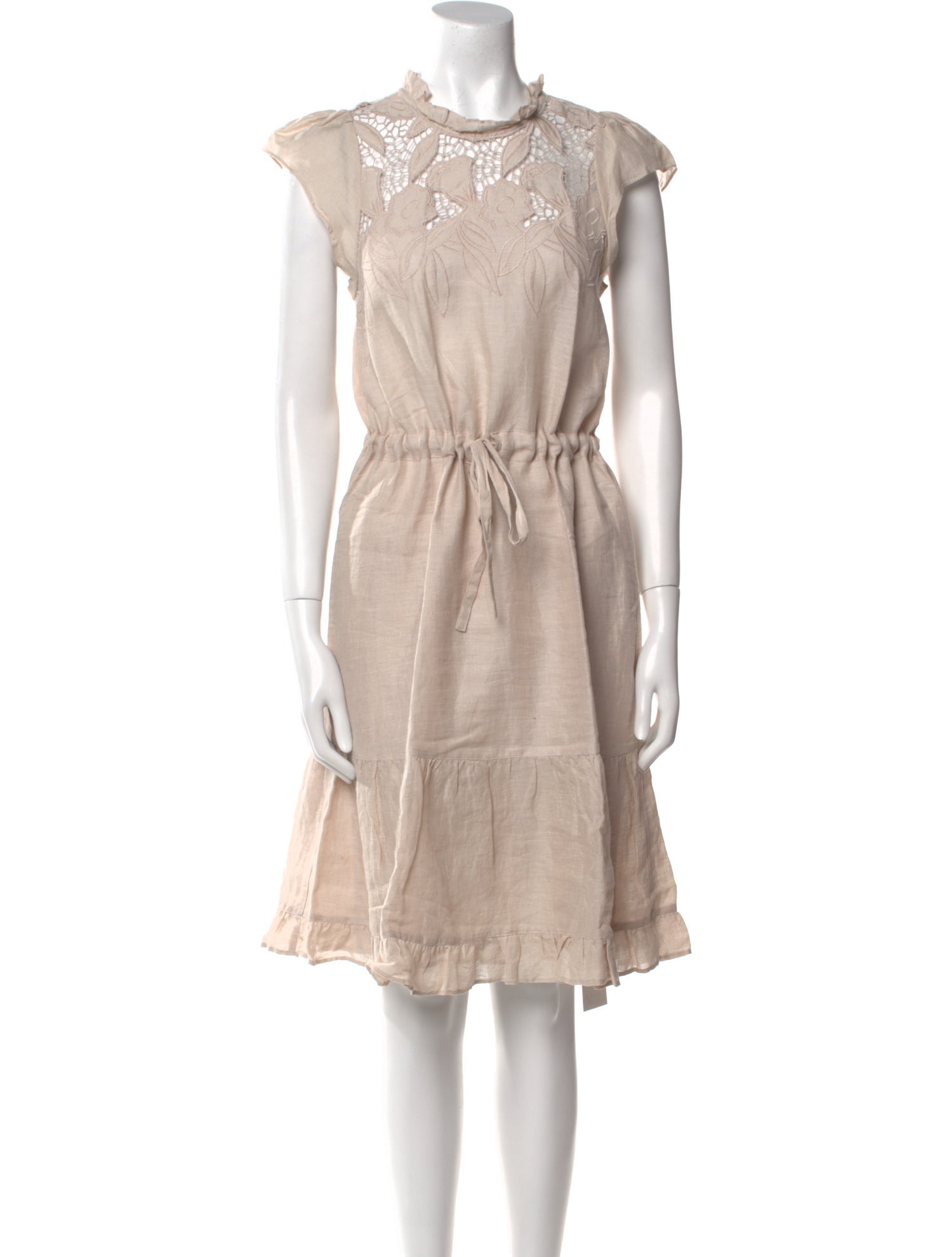 Ulla Johnson Linen Knee-Length Dress