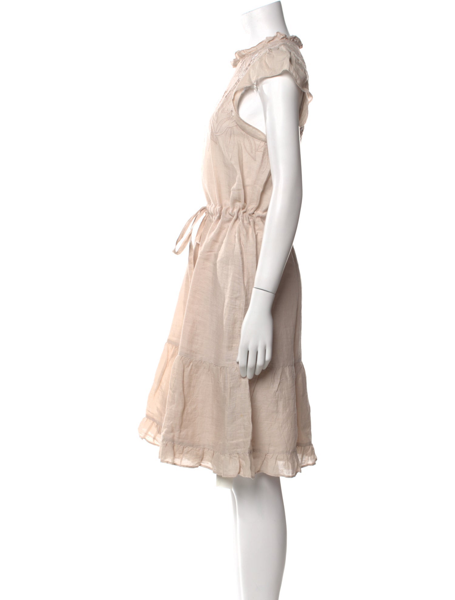 Ulla Johnson Linen Knee-Length Dress