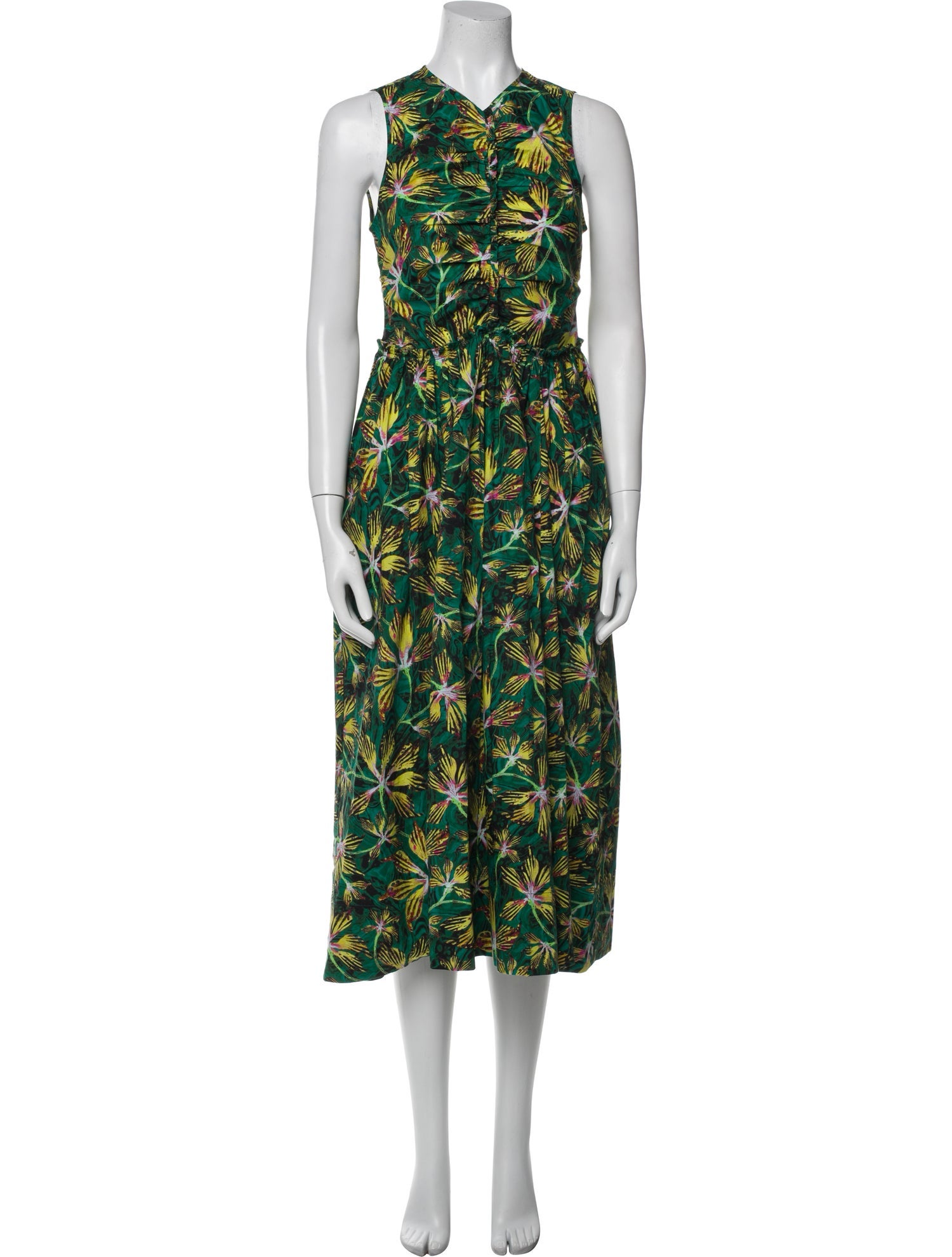 Ulla Johnson Printed Midi Length Dress