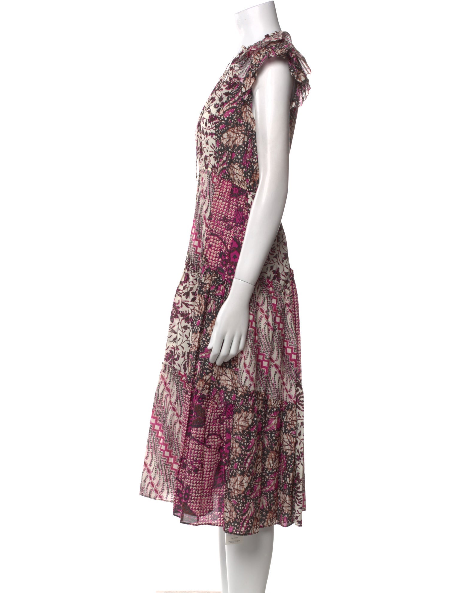 Ulla Johnson Printed Midi Length Dress