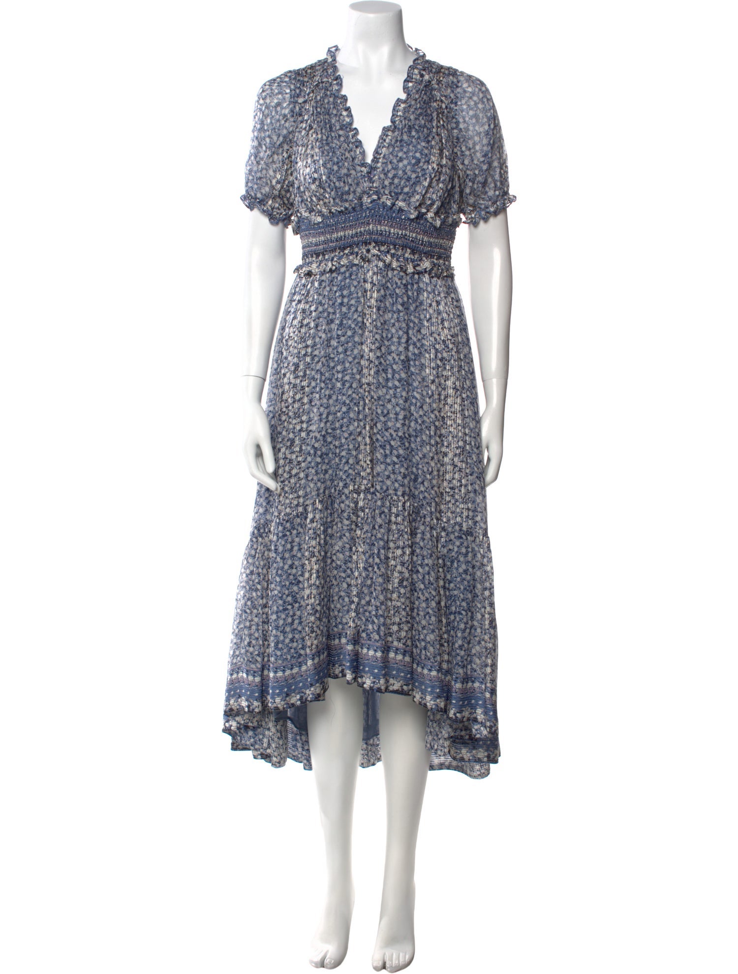 Ulla Johnson Silk Midi Length Dress
