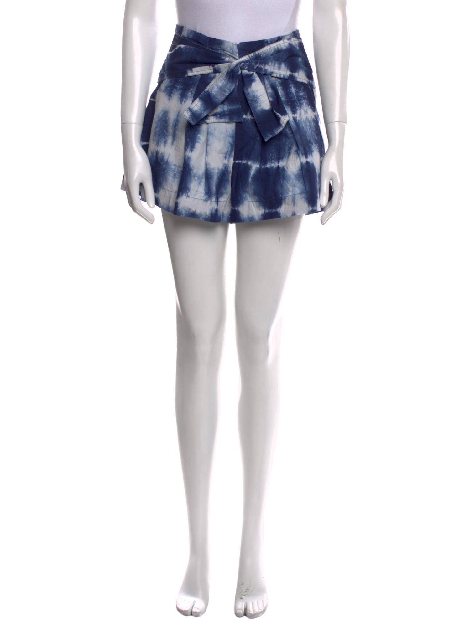 Ulla Johnson Tie-Dye Print Mini Shorts