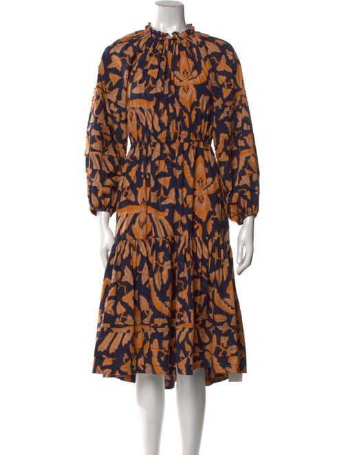 Ulla Johnson Printed Midi Length Dress