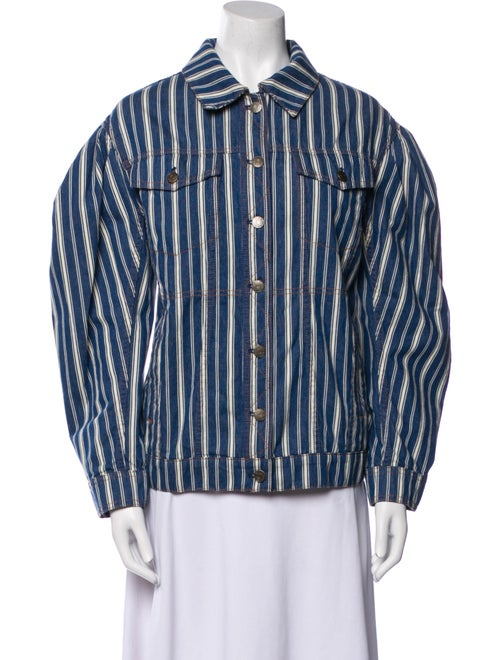 Ulla Johnson Striped Denim Jacket
