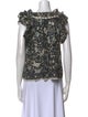 Ulla Johnson Printed Tie Neck Blouse