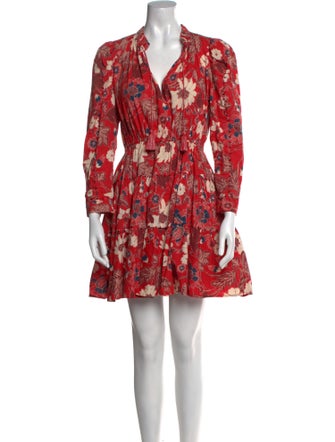 Ulla Johnson Floral Print Mini Dress