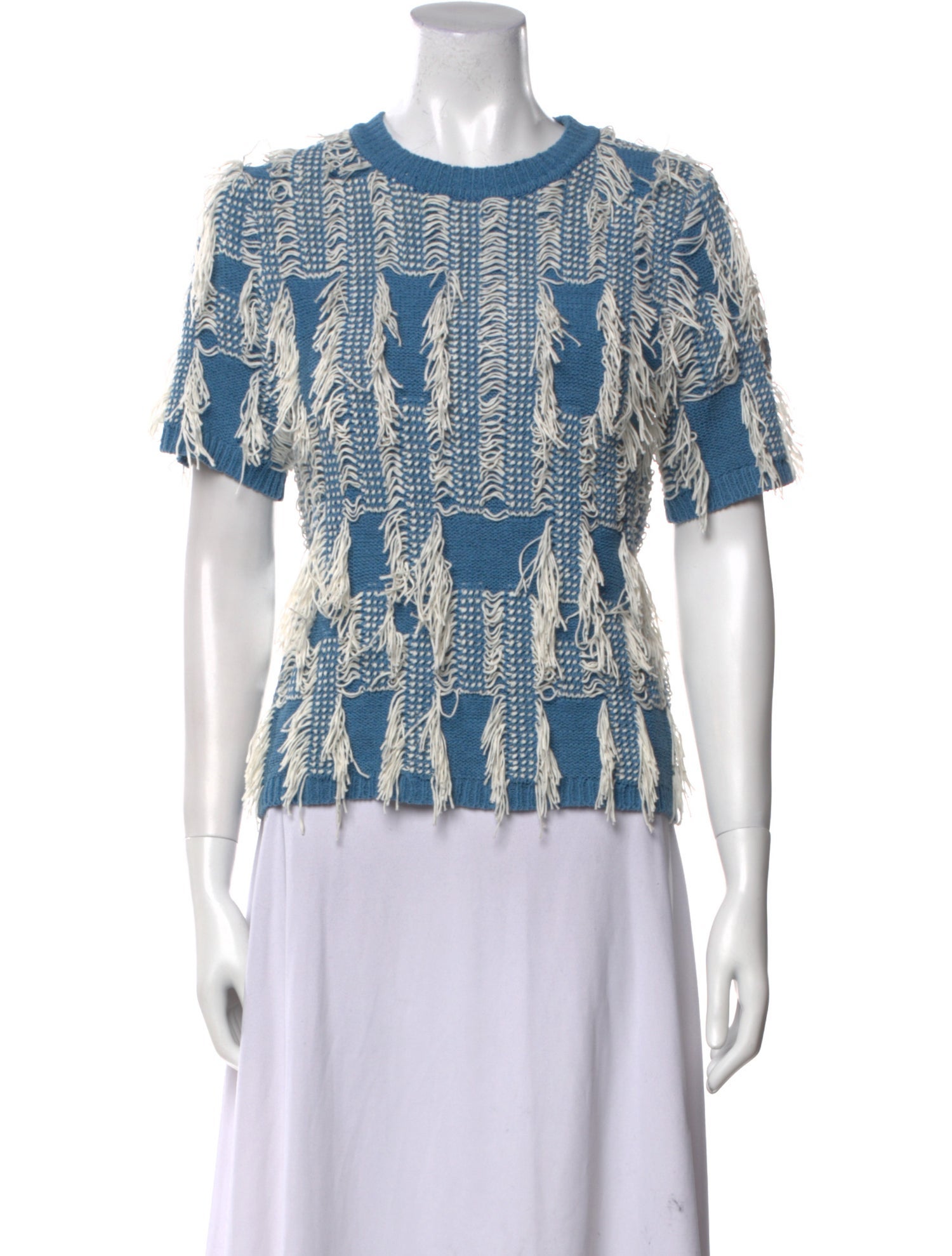 Ulla Johnson Printed Crew Neck Sweater