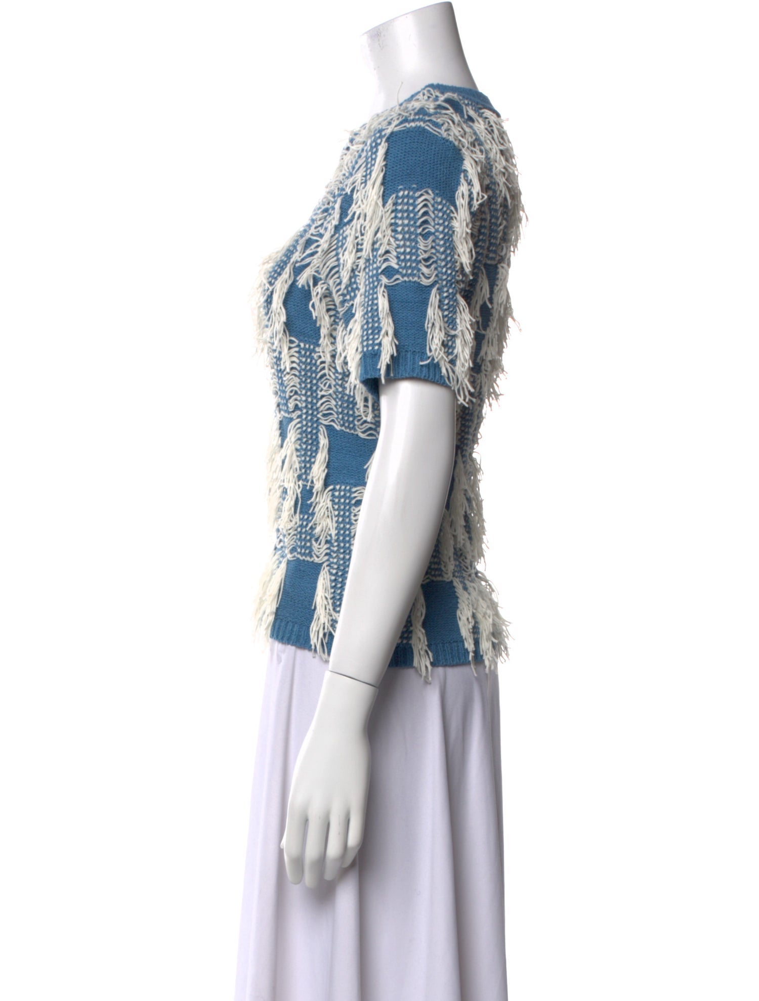 Ulla Johnson Printed Crew Neck Sweater