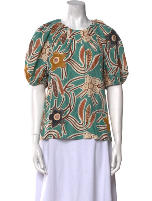 Ulla Johnson Silk Printed Blouse