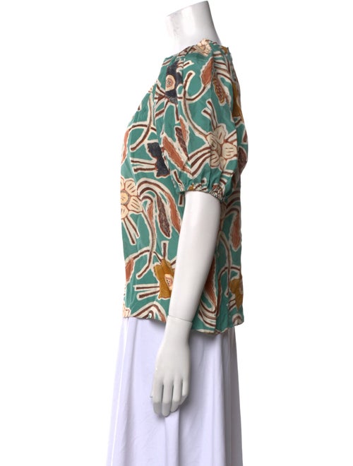 Ulla Johnson Silk Printed Blouse