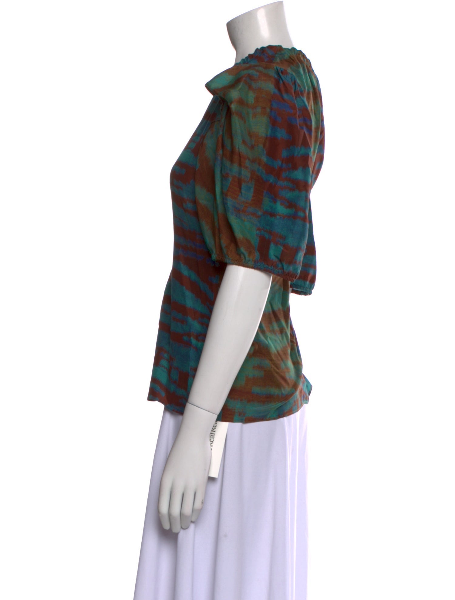 Ulla Johnson Silk Printed Blouse