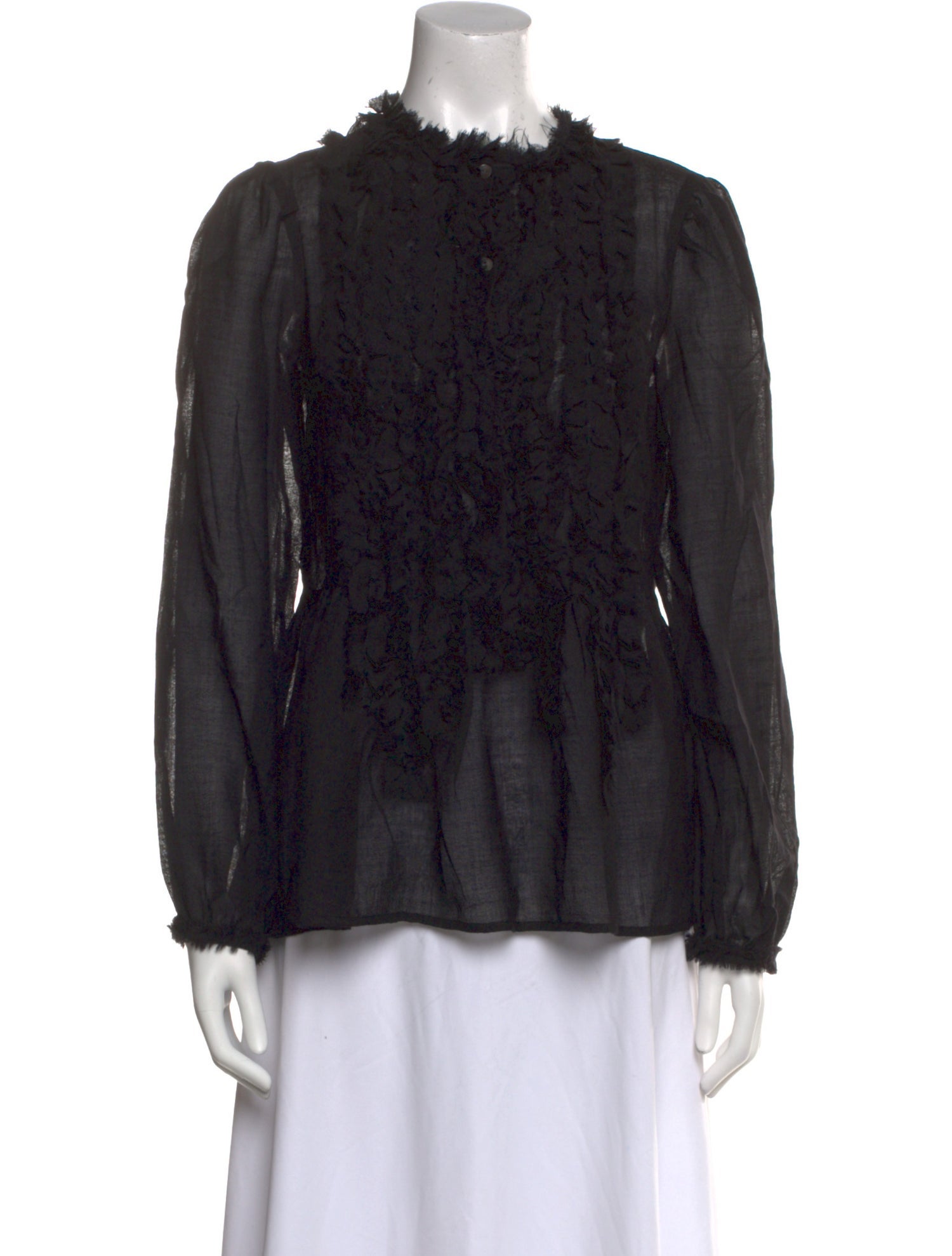 Ulla Johnson Wool Mock Neck Blouse w/ Tags