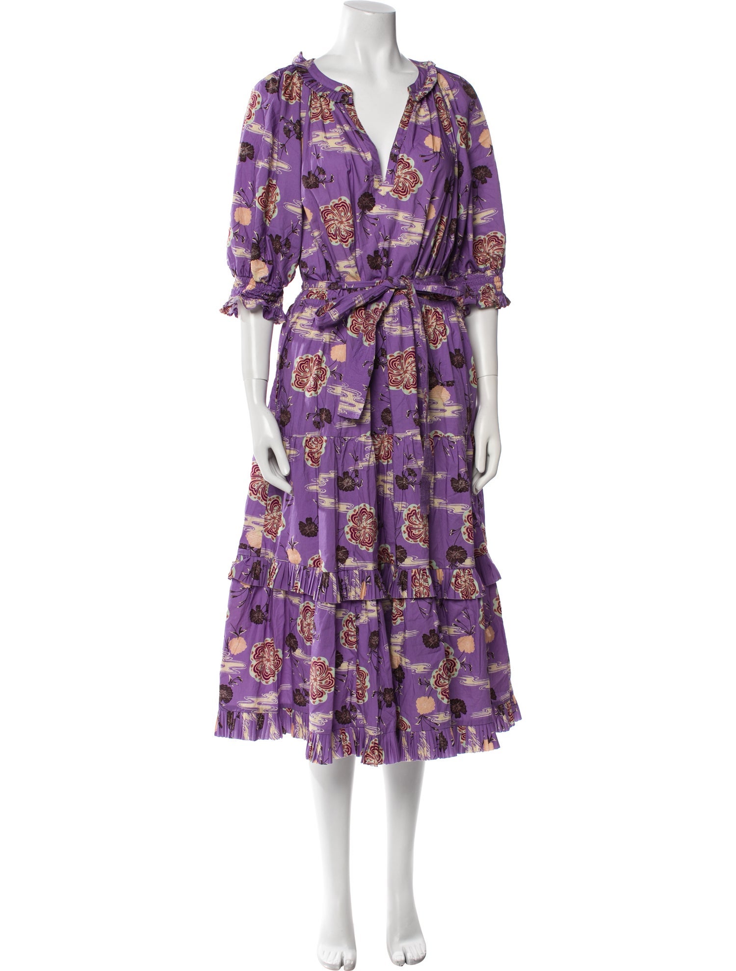 Ulla Johnson Floral Print Long Dress