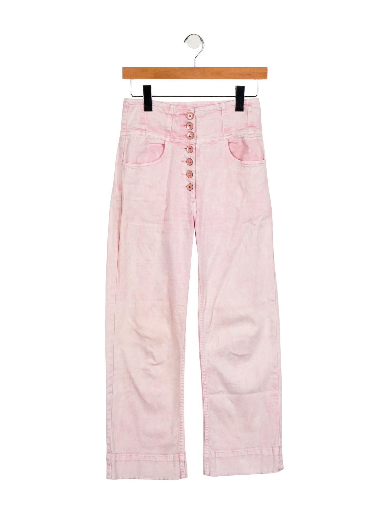 Ulla Johnson High-Rise Straight Leg Jeans