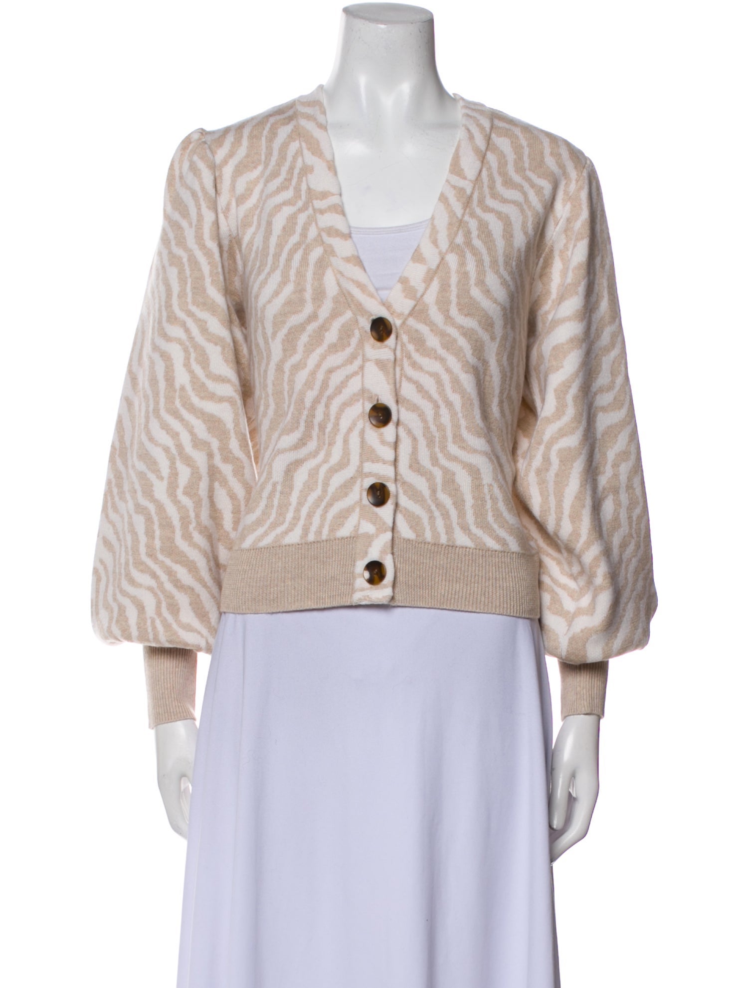 Ulla Johnson Merino Wool Animal Print Sweater w/ Tags