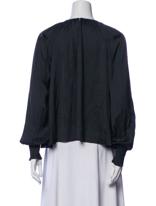 Ulla Johnson Crew Neck Long Sleeve Blouse