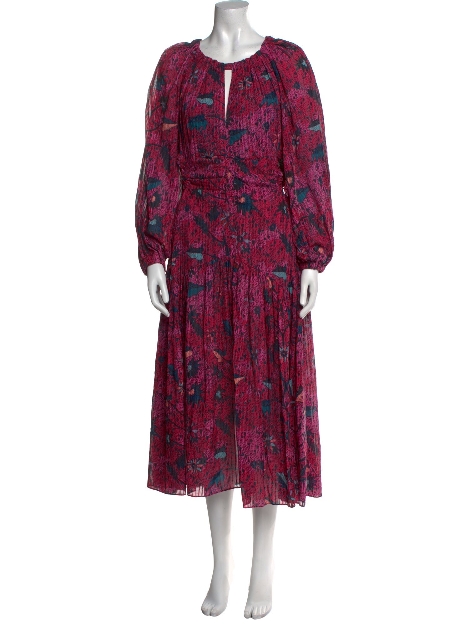 Ulla Johnson Floral Print Long Dress