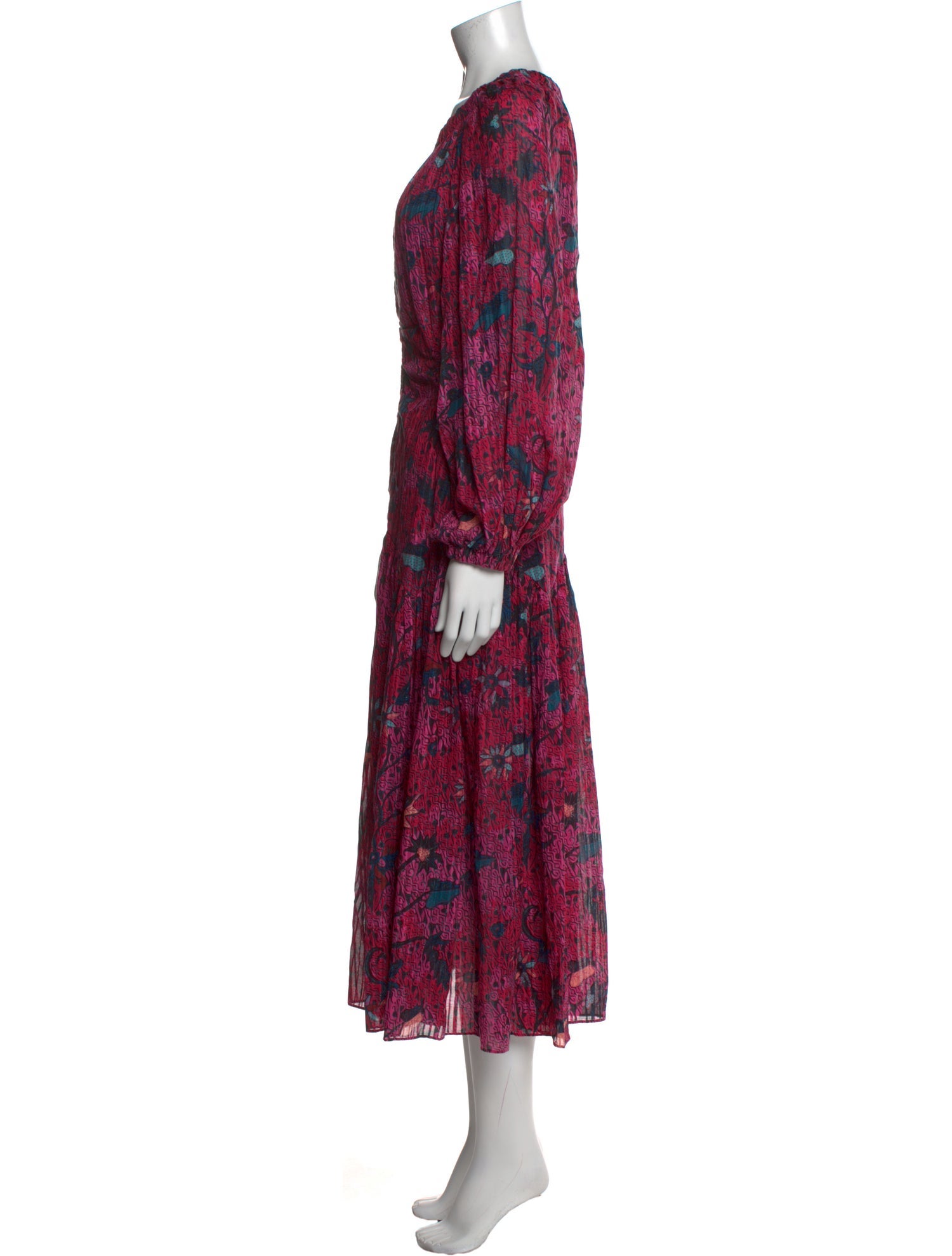Ulla Johnson Floral Print Long Dress