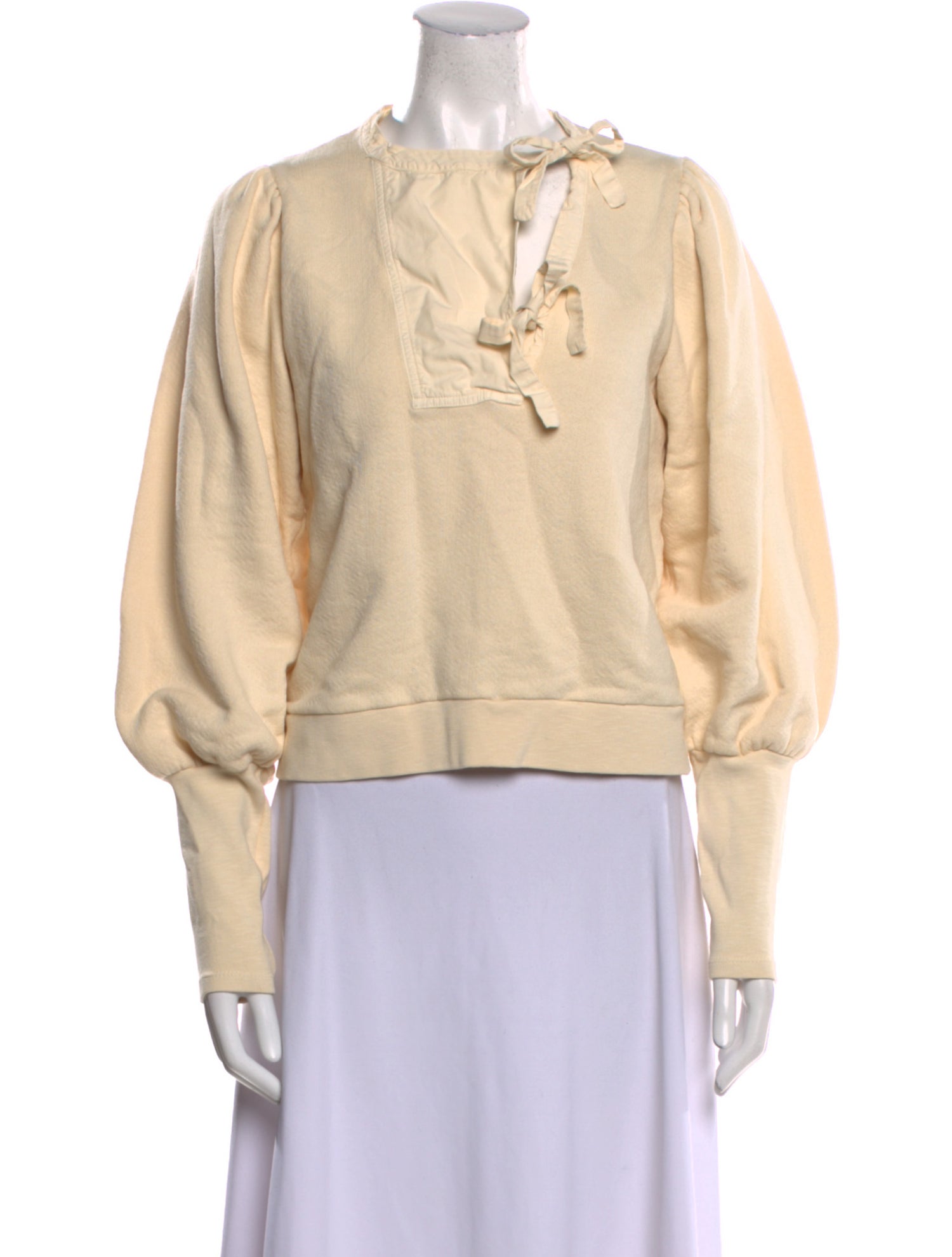 Ulla Johnson Crew Neck Long Sleeve Sweatshirt