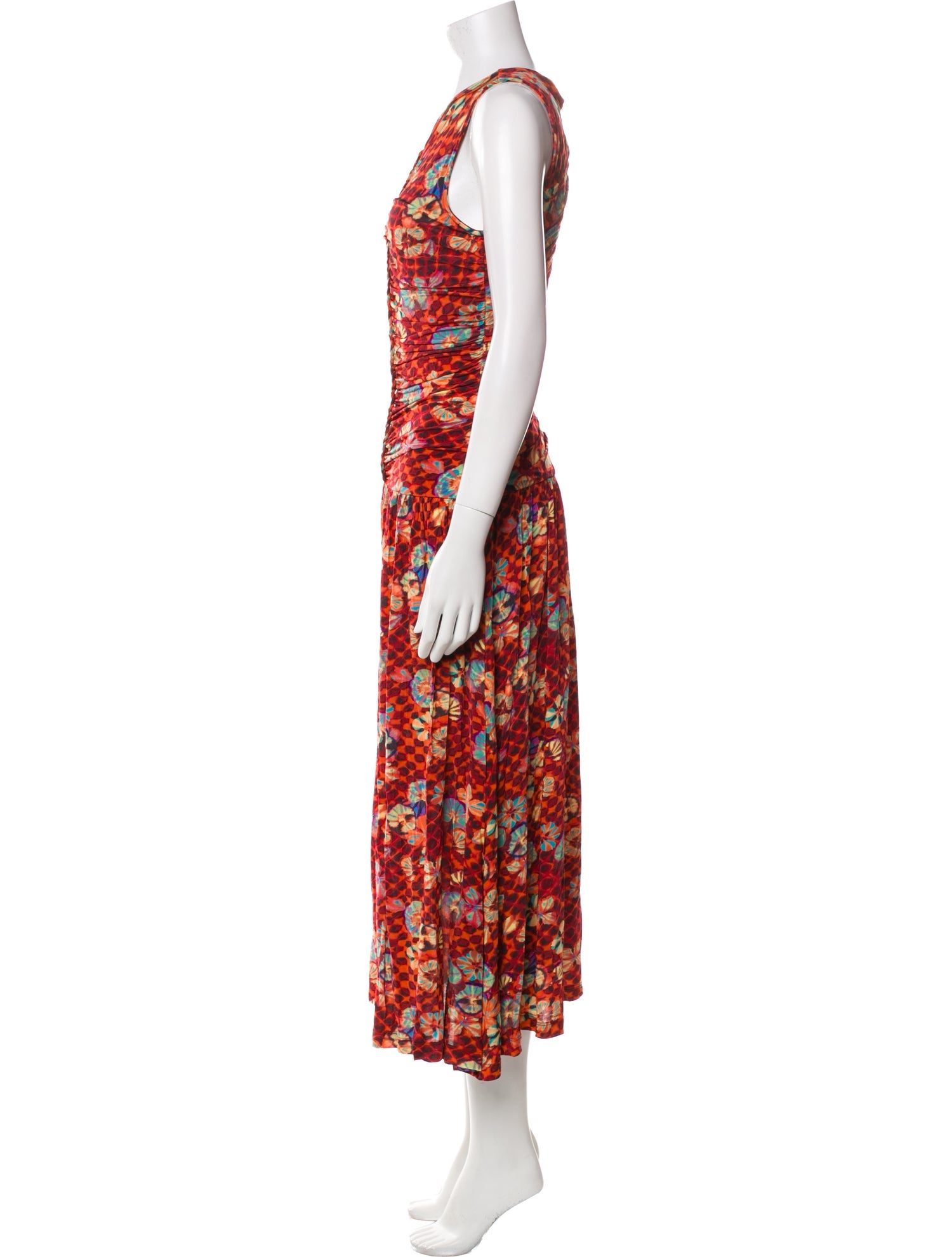 Ulla Johnson Floral Print Midi Length Dress w/ Tags