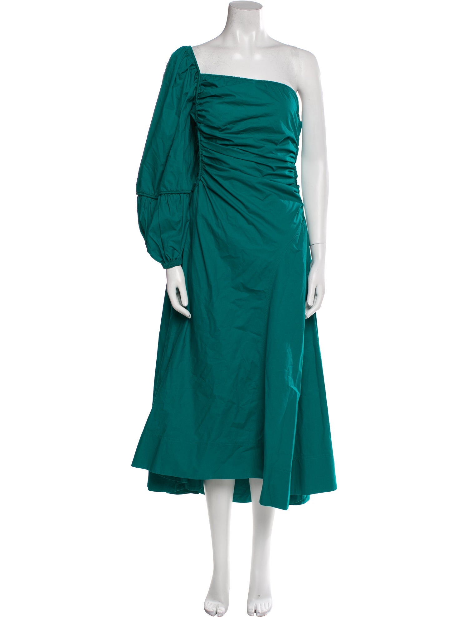 Ulla Johnson One-Shoulder Midi Length Dress