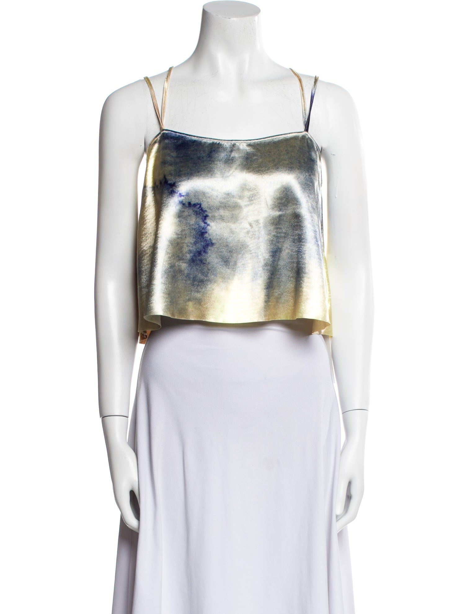 Ulla Johnson Square Neckline Sleeveless Crop Top