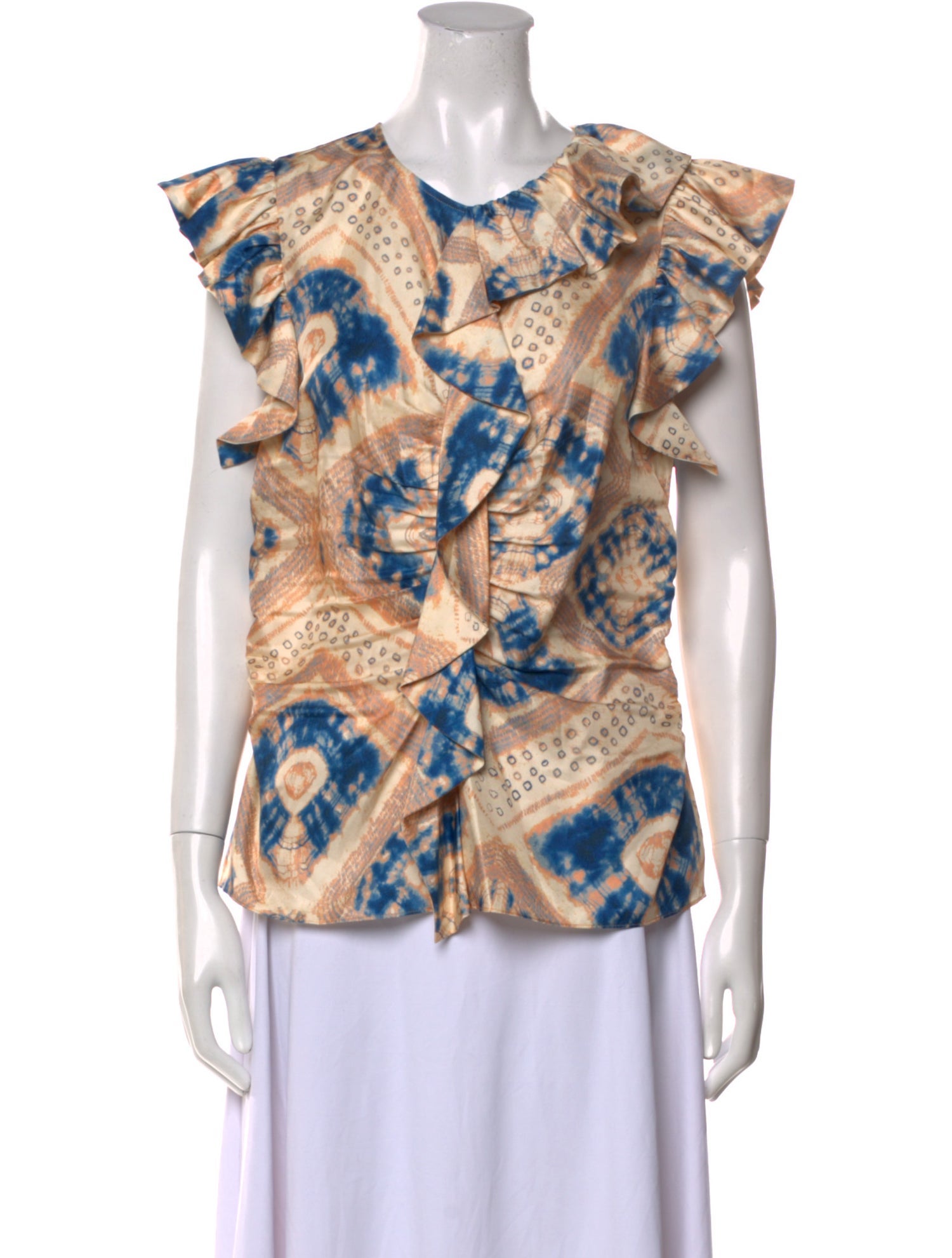 Ulla Johnson Silk Printed Blouse