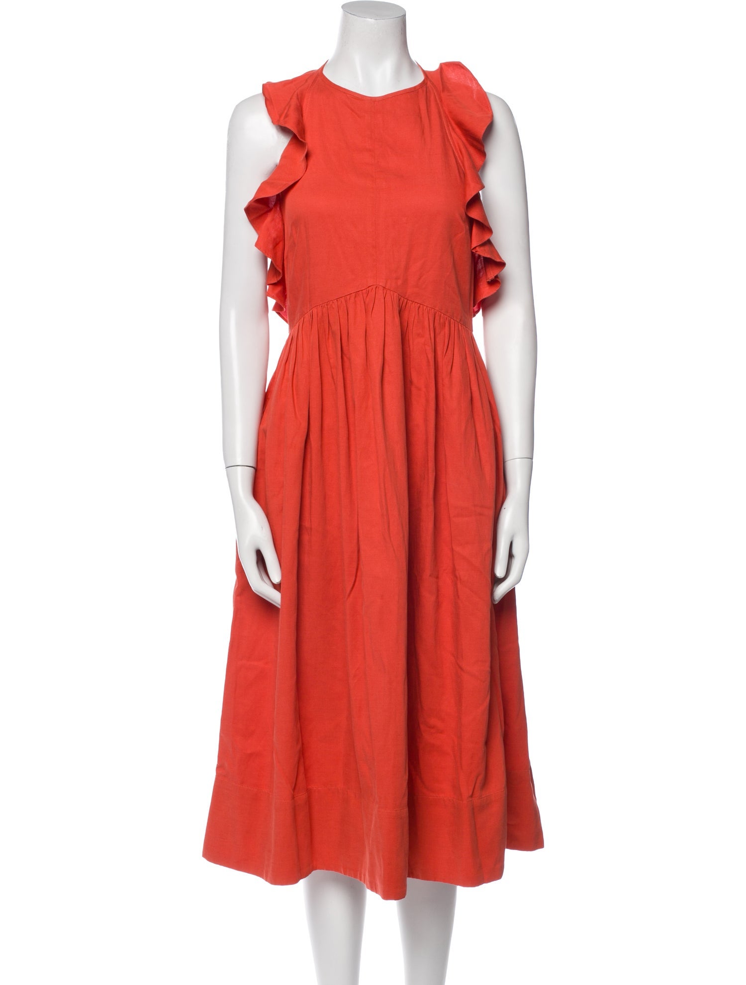 Ulla Johnson Crew Neck Midi Length Dress