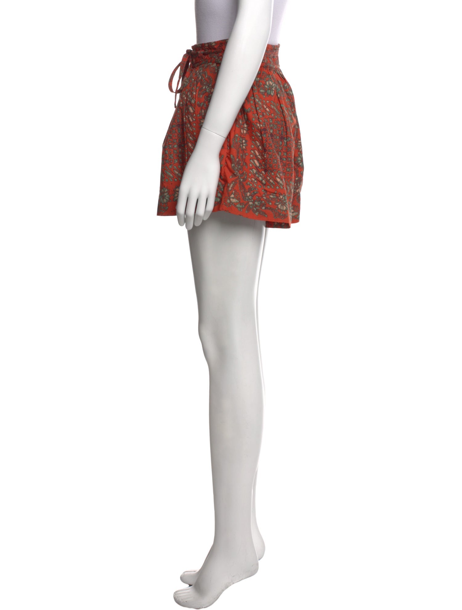 Ulla Johnson Floral Print Mini Shorts