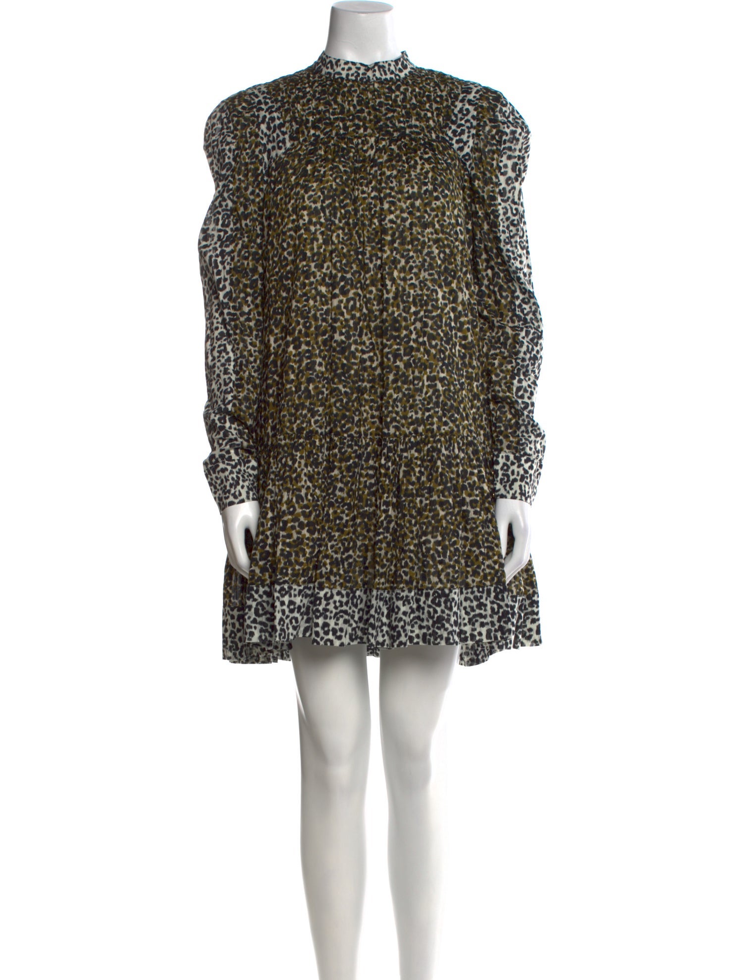 Ulla Johnson Animal Print Mini Dress