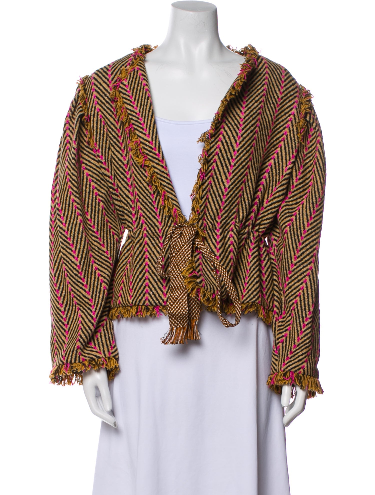 Ulla Johnson Striped Evening Jacket