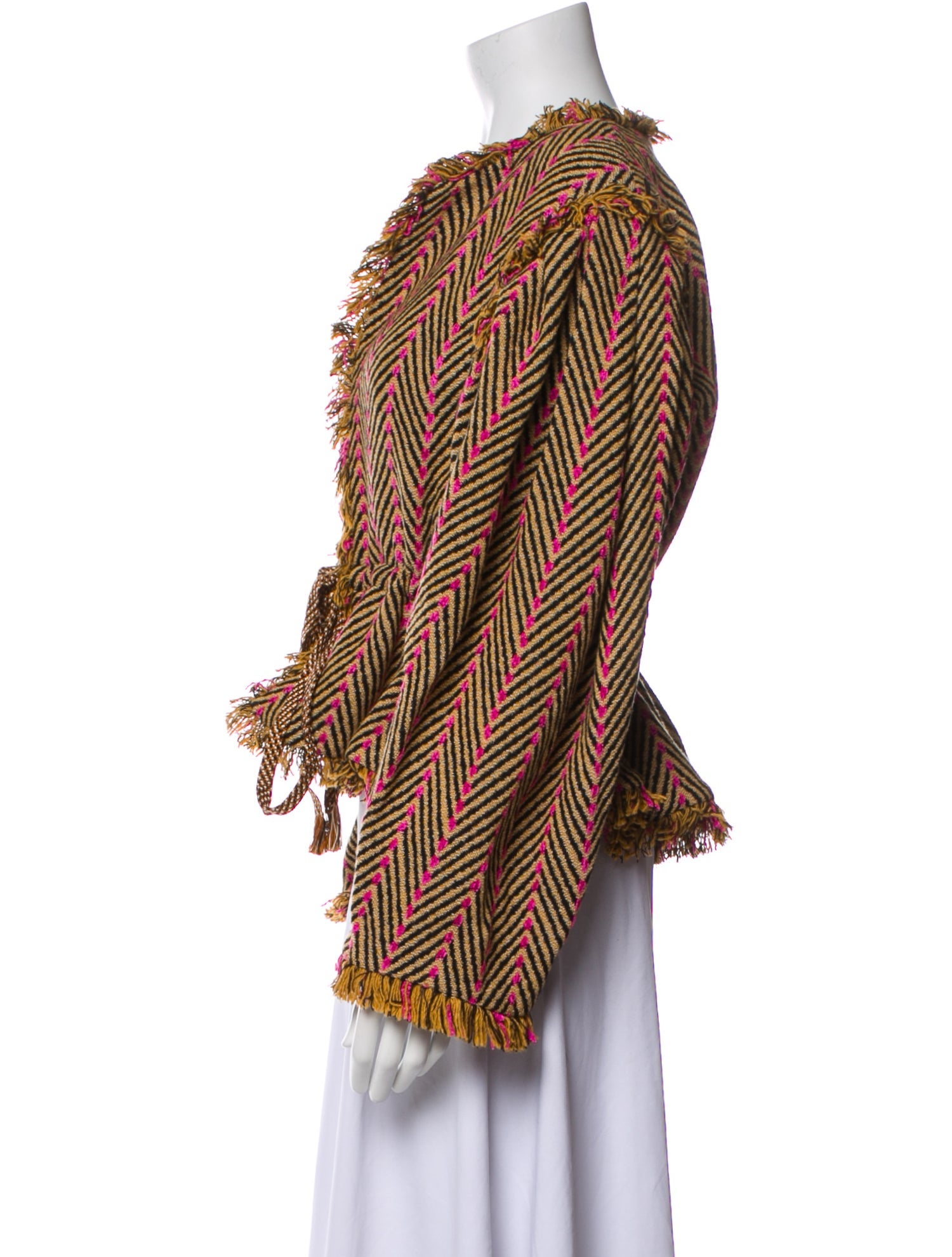 Ulla Johnson Striped Evening Jacket