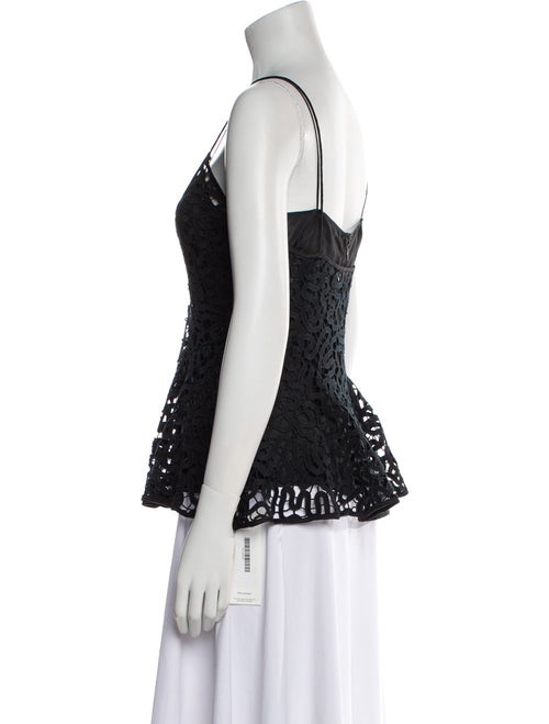 Ulla Johnson Lace Pattern Square Neckline Top