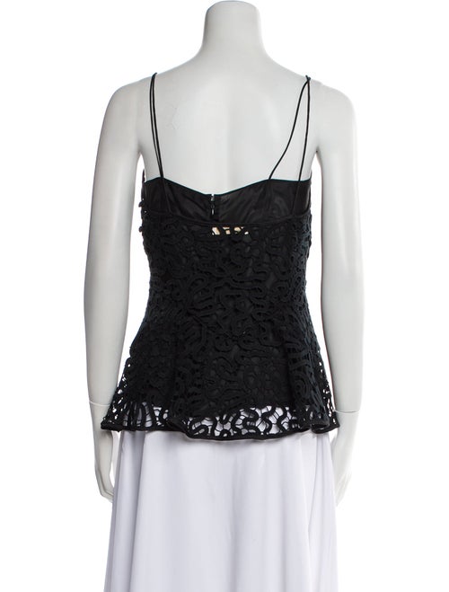 Ulla Johnson Lace Pattern Square Neckline Top